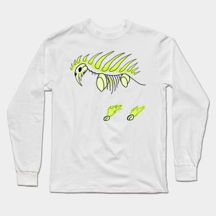 Halloween Skeleton Dog :: Creepy Long Sleeve T-Shirt